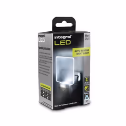 Integral Plug In LED Night Light Auto Sensor Super Low Energy