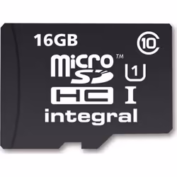 INTEGRAL UltimaPro Class 10 microSD Memory Card - 16 GB