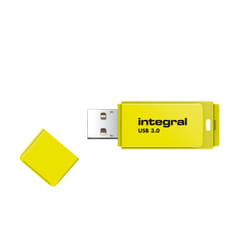 Integral 16GB USB3.0 DRIVE NEON YELLOW UP TO R-80 W-10 MBS