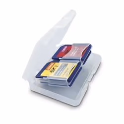 Integral INSD4CARDCASE, 4 cards, MicroSD (TransFlash), MicroSDHC, MicroSDXC, SD, SDHC, SDXC, Transparent, 63 mm, 10 mm, 45 mm