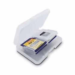 Integral INSD4CARDCASE memory card case 4 cards Transparent