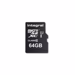 Integral 64GB MICRO SD CARD SMARTPHONE AND TABLET MICROSDHC/XC with Read speed up to 90MB/s, 64 GB, MicroSD, Class 10, UHS-I, ...