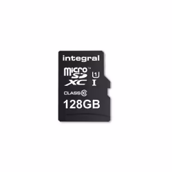 Integral 128GB MICRO SD CARD SMARTPHONE AND TABLET MICROSDHC/XC with Read speed up to 80MB/s, 128 GB, MicroSD, Class 10, UHS- ...