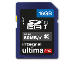 Integral 16GB SD CARD SDHC CL10 UHS 1 U1 80 MB/S