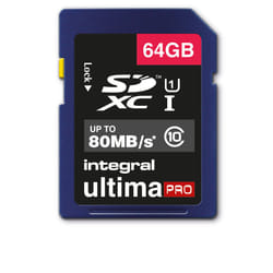 Integral 64GB SD CARD SDXC CL10 80 MB/S