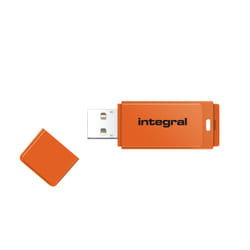 Integral 128GB USB2.0 DRIVE NEON ORANGE USB flash drive USB Type-A 2.0