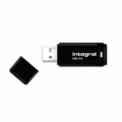 Integral BLACK 3.0, 256 GB, USB Type-A, 3.2 Gen 1 (3.1 Gen 1), Cap, 7 g, Black