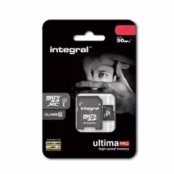 Integral INMSDX128G10-90U1, 128 GB, MicroSDXC, Class 10, UHS-I, 90 MB/s, Class 1 (U1)