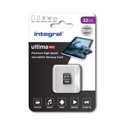 Integral Premium High Speed Micro SD Card microSDHC V30 UHS-I U3 C10