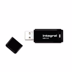 Integral 512GB USB3.0 DRIVE BLACK, 512 GB, USB Type-A, 3.2 Gen 1 (3.1 Gen 1), Cap, 7 g, Black