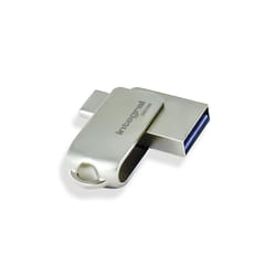 Integral 32GB USB3.0 DRIVE 360-C DUAL TYPE-C METAL UP TO R-150 W-30 MBS