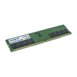 Integral 32GB PC RAM MODULE DDR5 5600MT/s PC5-44800 UNBUFFERED NON-ECC DIMM 1.1V 2GX8 CL46