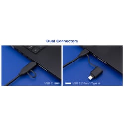 Integral USB3.2 GEN1 3.1 GEN1 3.0 CARDR EADER TYPE A & TYPE C MULTI SLOT SD MSD CF MS WITH 30CM CABLE RETAIL