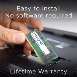 Integral 8GB LAPTOP RAM MODULE DDR5 4800MT/s PC5-38400 UNBUFFERED NON-ECC SODIMM 1.1V 1GX16 CL40 - Additional view 6