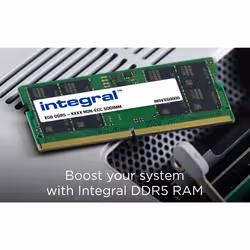 Integral 8GB LAPTOP RAM MODULE DDR5 4800MT/s PC5-38400 UNBUFFERED NON-ECC SODIMM 1.1V 1GX16 CL40 - Additional view 7