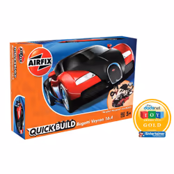 Airfix J6020, Military car model, Assembly kit, Bugatti 16.4 Veyron, Any gender, 5 yr(s), Black, Red