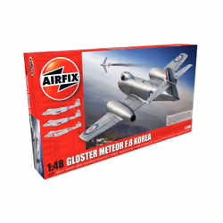 Airfix Gloster Meteor F.8 Korea, Fixed-wing aircraft model, Assembly kit, 1:48, Gloster Meteor F.8, Any gender, Plastic
