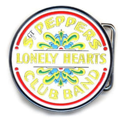 The Beatles Belt Buckle Sgt Peppers Lonely Hearts Drum