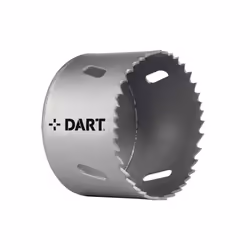 Dart 64mm Holesaw, Single, Drill, Steel, Aluminium, Polyvinyl chloride (PVC), Cast iron, Non-ferrous metal, Hardwood, Softwoo ...