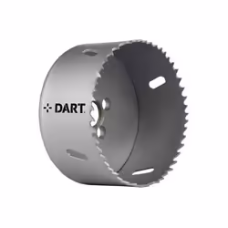 Dart 76mm Holesaw, Single, Drill, Steel, Aluminium, Polyvinyl chloride (PVC), Cast iron, Non-ferrous metal, Hardwood, Softwoo ...