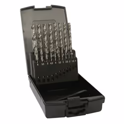 Dart BHSSSET19, Drill, Drill bit set, Right hand rotation, Metal, Cylindrical shank, Silver