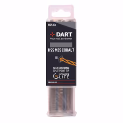 Dart 4.5mm HSS Cobalt Twist Drill Pk 10