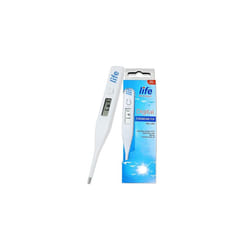 Digital Thermometer with Fast 30 Second Reading - for Oral, Underarm, Rectal Temperature - for Adults & Kids - Audible Beep - by Life