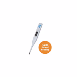 Digital Thermometer with Fast 30 Second Reading - for Oral, Underarm, Rectal Temperature - for Adults & Kids - Audible Beep - by Life