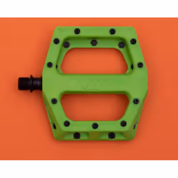 DMR Bikes V11, Mountain bicycle (MTB), Nylon, Green, Metal, 9/16", Platform pedals