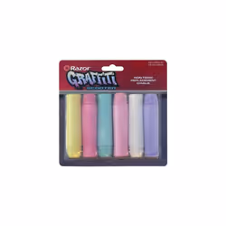 Razor Graffiti Chalk Refill Pack of 6 Colours Kids Kick Push Scooter