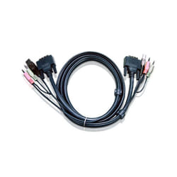2M KVM OCTOPUS CABLE - DVI-D MALE & USB A