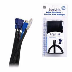 LogiLink KAB0006 cable sleeve Black - Additional view 4