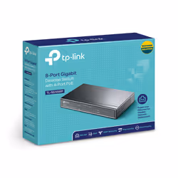 TP-Link TL-SG1008P network switch Unmanaged Gigabit Ethernet (10/100/1000) Power over Ethernet (PoE) Hazelnut - Additional view 5