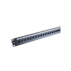 Excel 24 Port Cat5E Utp Rj45 Pass-Through Coupler P/Panel