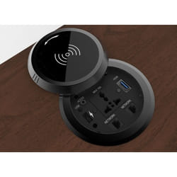 SEADA SC-DA socket-outlet 3.5mm + AC + HDMI + USB Type-A + 2x RJ-45 Black