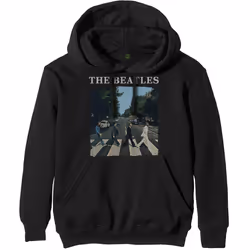 The Beatles Unisex Adult Abbey Road Pullover Hoodie - XL, Black