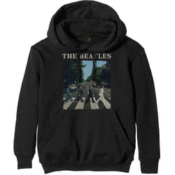 The Beatles Unisex Adult Abbey Road Pullover Hoodie - XL, Black