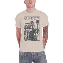 Queen Unisex Adult Frame T-Shirt - M, Sand