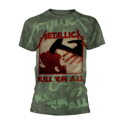 Metallica Unisex Adult Kill Em All T-Shirt - S, Green