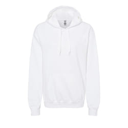 Gildan Unisex Adult Softstyle Fleece Midweight Hoodie - XL, White