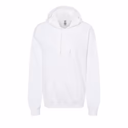 Gildan Unisex Adult Softstyle Fleece Midweight Hoodie - S, White
