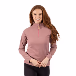 Trespass Womens/Ladies Olga Leather Fleece Top - XS, Rose Blush Marl