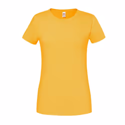 Fruit of the Loom Womens/Ladies Premium Ringspun Cotton Lady Fit T-Shirt - XXL, Sunflower
