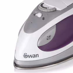 Swan SI3070N iron Dry & Steam iron Stainless Steel soleplate 900 W Grey, Purple, White - Additional view 5