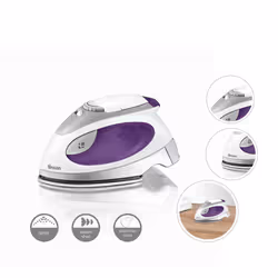 Swan SI3070N iron Dry & Steam iron Stainless Steel soleplate 900 W Grey, Purple, White - Additional view 6