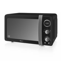 Swan SM22030BN microwave Black Solo microwave Countertop 20 L 800 W