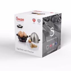 Swan SF21020N egg cooker 7 egg(s) 350 W Stainless steel - Additional view 4