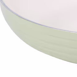 Swan Green Retro Non-Stick 5pce Pan Set, 3 Saucepans 16/18/20cm, 2 Frying Pans 20/28cm with Tempered Glass Lids & Compatible with Induction Hobs - Additional view 5