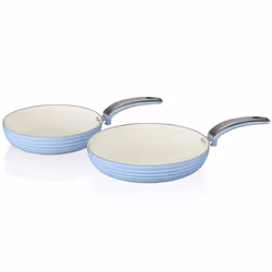 5pc Swan Retro Pan Set - Blue