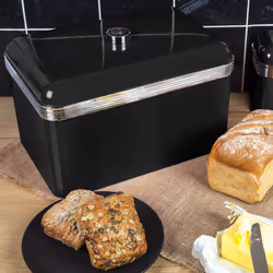 Swan Retro Bread Bin Black - Additional view 7